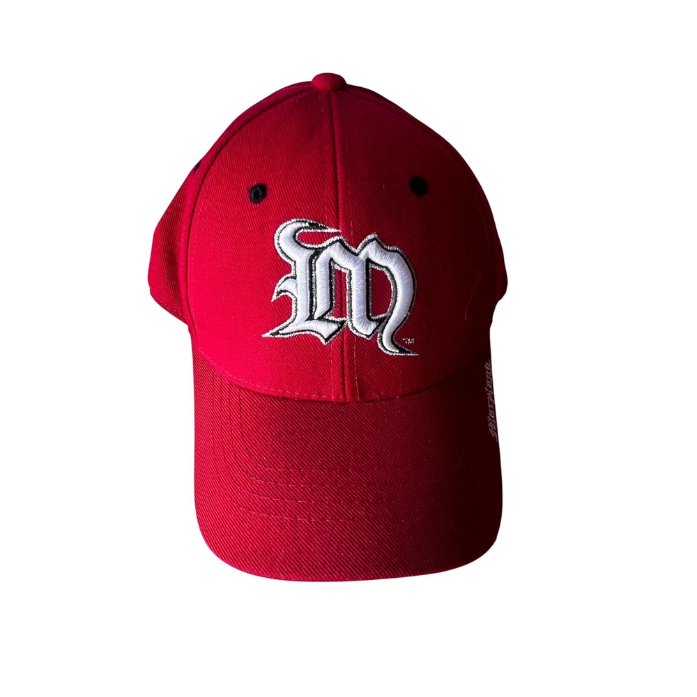 Zephyr Maryland Terrapins Fitted Hat Red Old English M Logo Size 7 NWT